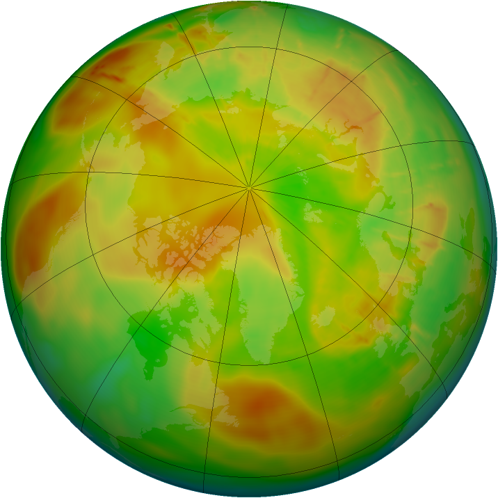 Arctic ozone map for 26 May 2010